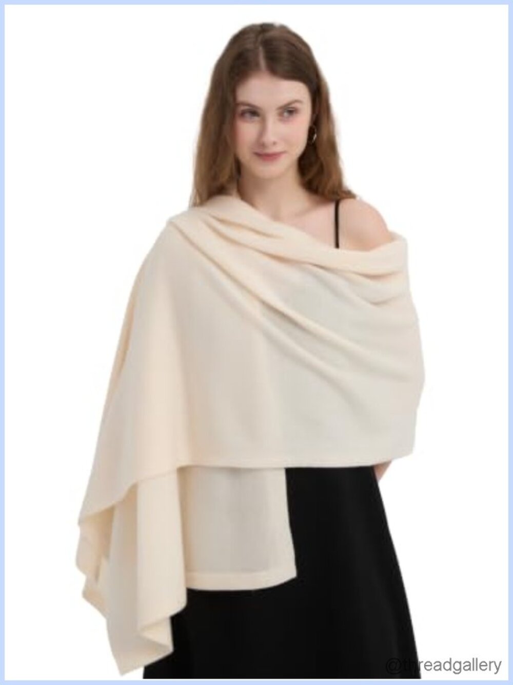 Cashmere Wool Blend Shawl Wrap Pashmina Scarf Poncho Travel